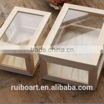 Wooden Box With Hinged Lid photo-2