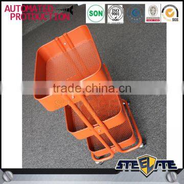 4 Wheels Kitchen Trolley Designs With Rack Storage Basket photo-4