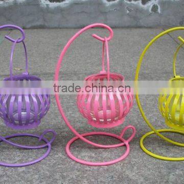 Modern 2017 Metal Gifts & Decor Molded Iron Lantern Candle Holder photo-5