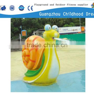 (HD-7102)Lovely yellow snail water park parts