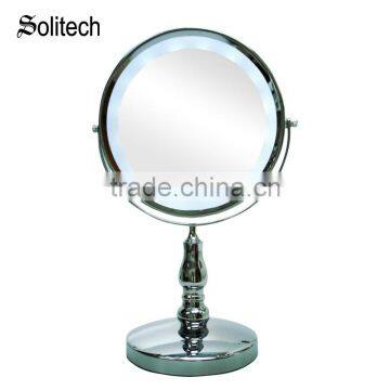 JM939 LED Lighting Mirror Table Mirror Standing Mirror Double Side Magnifying