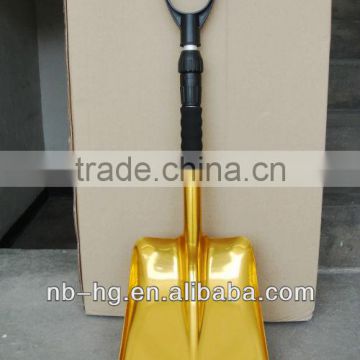 G824S Telescopic ajustable small portable aluminum snow shovel