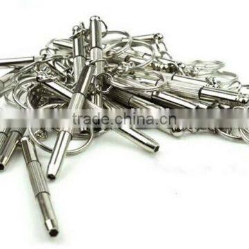 Two-Way Slotted& Phillips Mini Screwdriver With Key Chain photo-2
