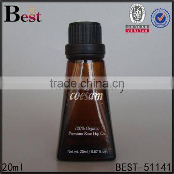 Selling Essential Oil 15ml Frosted Glass Bottle Round Shape Frosted Glass Bottle Massage Oil Black Frosted Glass Dropper Bottle photo-5