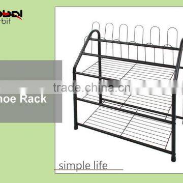 Home Furniture Storage Rack for Shoe, Easy to Assembled Metal Shoe Rack photo-3