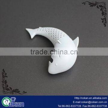 Useful Silicone Shark Infuser Tea Leaf Strainer Herbal Spice Filter Diffuser photo-2