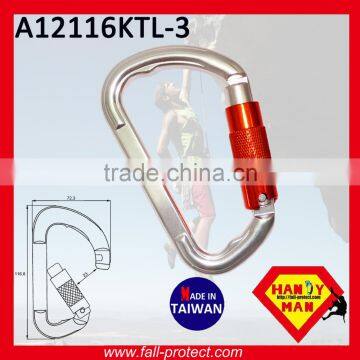 For Rescue Rock Climbing Quicklock Aluminum Carabiner With D Type photo-3
