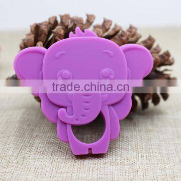 silicone elephant baby teether