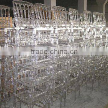 China Manufacturer Cheap Wedding Acrylic Chairs Transparent Plastic Napoleon Chairs photo-4