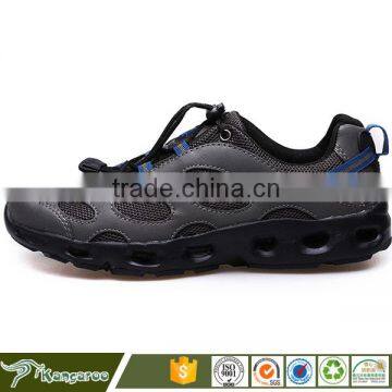 High Quality Black Casual Lace Up Latex Boots For Men photo-2