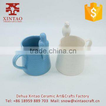 Factory Supply Lowest Price High Quality Bird on the Edge of Ceramic Mug,best Gift Coffee Mug photo-4