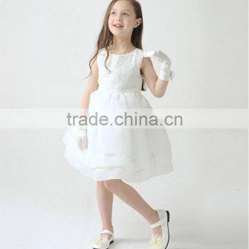 Elegant Baby Girls Christening Dresses Flower Lace Girl Ceremony Dress Princess Birthday Party Baby Girl Formal Occasion Dress photo-4