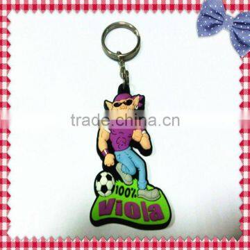 high quality silicone keychain