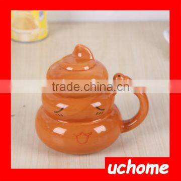 UCHOME Funny Shaped Decorative Ceramic Coffee Tea Mug