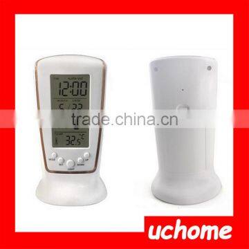 UCHOME New Desk Digital LCD Thermometer Calendar Alarm Clock