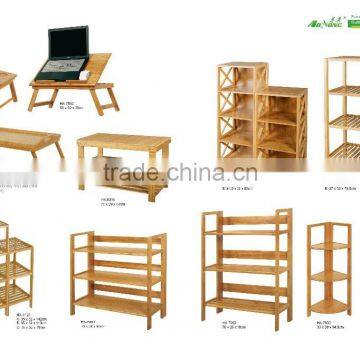 Modern 5 Tiers Bamboo Display Shelf/rack photo-6