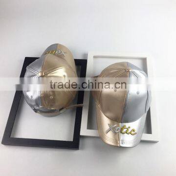 2017 New Style Assorted Colors PU Leather Fabric Baseball Cap photo-3