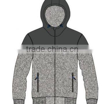 Fleece Wear Manufacturer From Jiangxi Province ! Inside Brush Hooded Man Fleece Jacket 260g,100%polyester Our Design