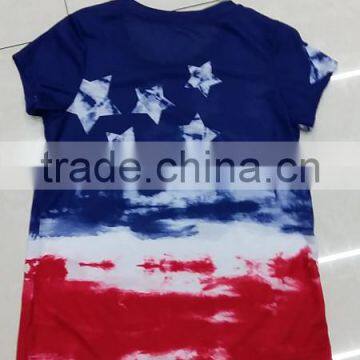 Stock Clothing Inventory Clearance Hot Sale Good Quality Girl's Printed T-shirt