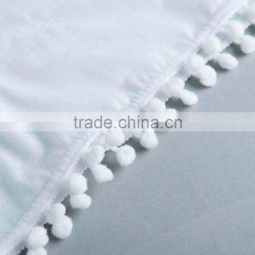 Sublimation Pompon Crop Top T-shirt Custom Logo Printing no Minimum Real Factory photo-6