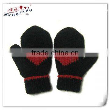 Acrylic warm winter mittens