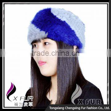 CX-E-28 2016 Wholesale Stock Popular Hair Headband Knitted Mink Fur Scarf photo-4