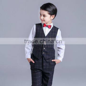 Fashion Kids Wedding Suits Formal Black Suits for Boys photo-3