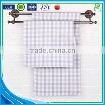 Wholesale Custom Plaid Design Hotel Towel Set photo-2