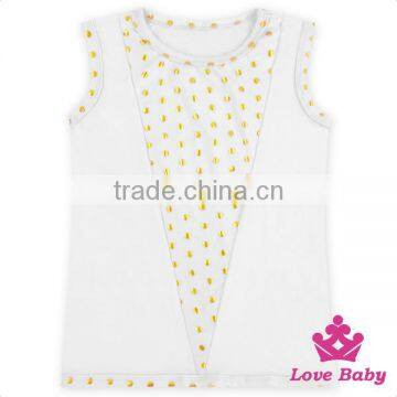 Hot Selling Summer Baby Cotton Vest Wholesale Baby Clothes Top,baby Flutter Tank Top photo-4
