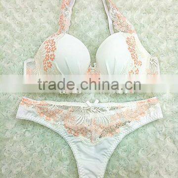 Newest Design Beautiful Ladies Elegant Lace Underwear Sexy Bra and Panty Set photo-5