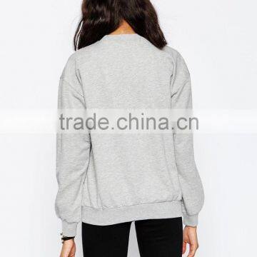 High Quality o Neck Long Sleeve Woolen Sweater Designs for Ladies photo-3