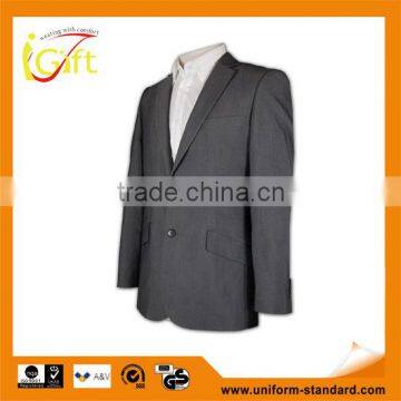 two button good quality anti-wrinkle customizable mens suit nice mens clothing online