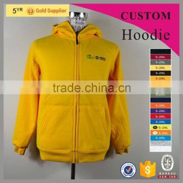 2017 Wholesale cotton&polyester Blank Pullover Hoodies Men