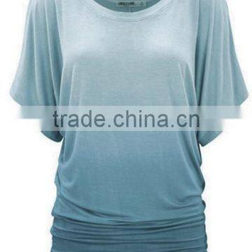 Autumn Europe and the United States Foreign Trade Easy Leakage Shoulder Lady T-shirt With Short Sleeves photo-4