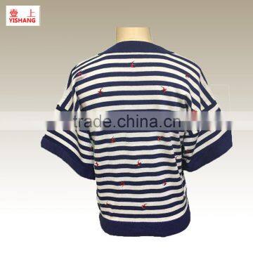 Basic Sweater 100%Cotton Lady Sweater Hot Sale photo-2