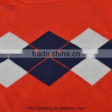 Girl's Cotton Ribbed Jacquard Pullover Sweater photo-3