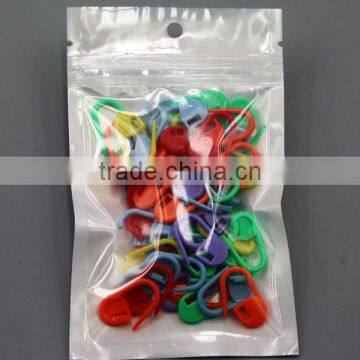 50 PCSMixed Color Corchet Sewing Knitting Ring/Stitch Closed Maker photo-2