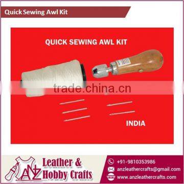 Quick Sewing AWL Kit/ Sewing AWL for Leather Sewing