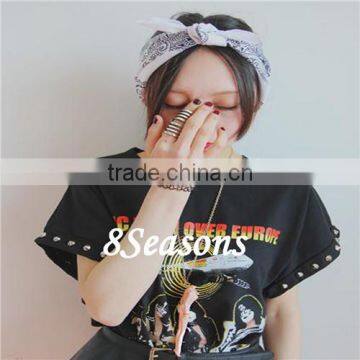 Hot Fashion Black Nylon Imitation Bracelets Temporary Tattoo Sticker photo-2