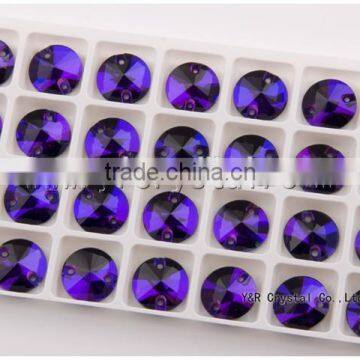 Crystal Sew-on Beads Red Light Siam Sew on Stones photo-4