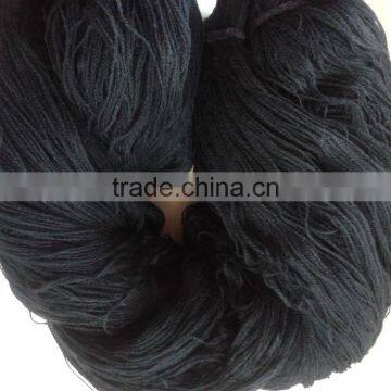 dope dyed black 100%acrylic yarn