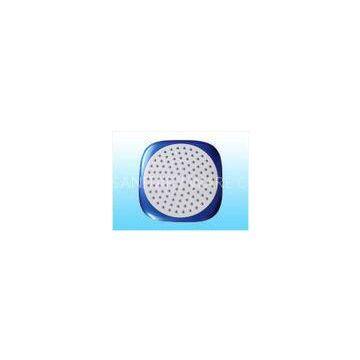 12 Color Top Rain Overhead Shower Head 8 Inch Plated Chromed, Body Spray Shower Heads Water Saving