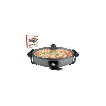 Thermostat Control Aluminum Round Non Stick Electric Pizza Makers photo-3