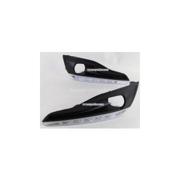 Citroen C4L C4 L DRL LED Daytime Running Lights Car Headlight Parts Fog Lamp Cover photo-3