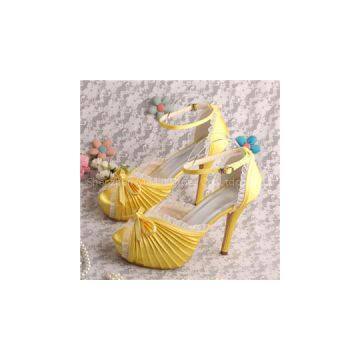 Bridesmaid Shoes Yellow