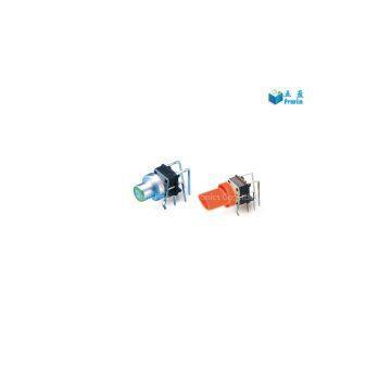 Right angle illuminated Tact Switches with cap