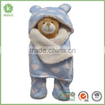 Cartoon Printed Soft Fleece Baby Sleeping Bag