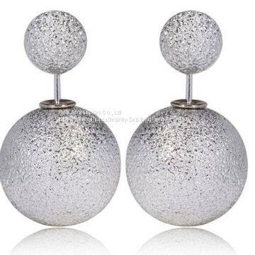 Fashion Jewelry Matt Ball Earring photo-2