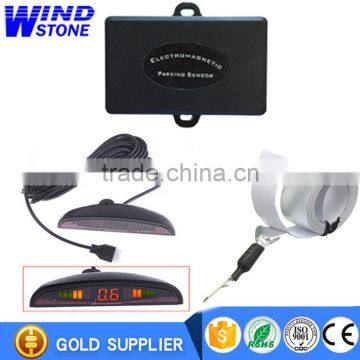 2017 New 12 V Universal Electromagnetic Auto Reversing Car Parking Radar Sensor with Led Buzzer