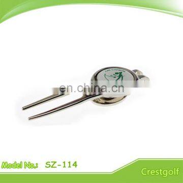 Magentic Golf Repair Tool with Custom Ball Marker